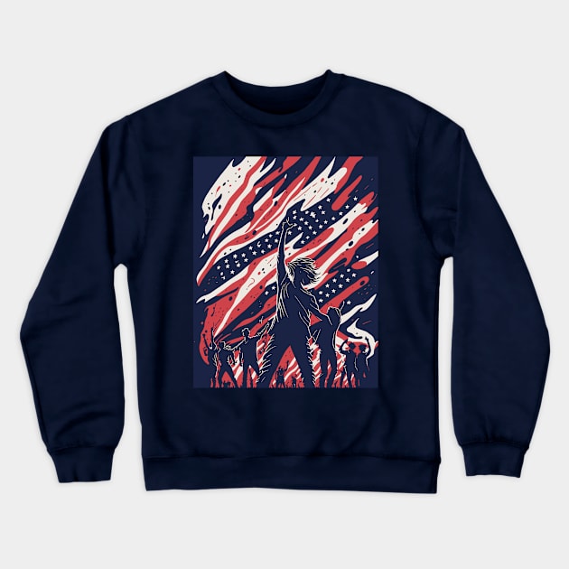 Flag Day Crewneck Sweatshirt by By_Russso